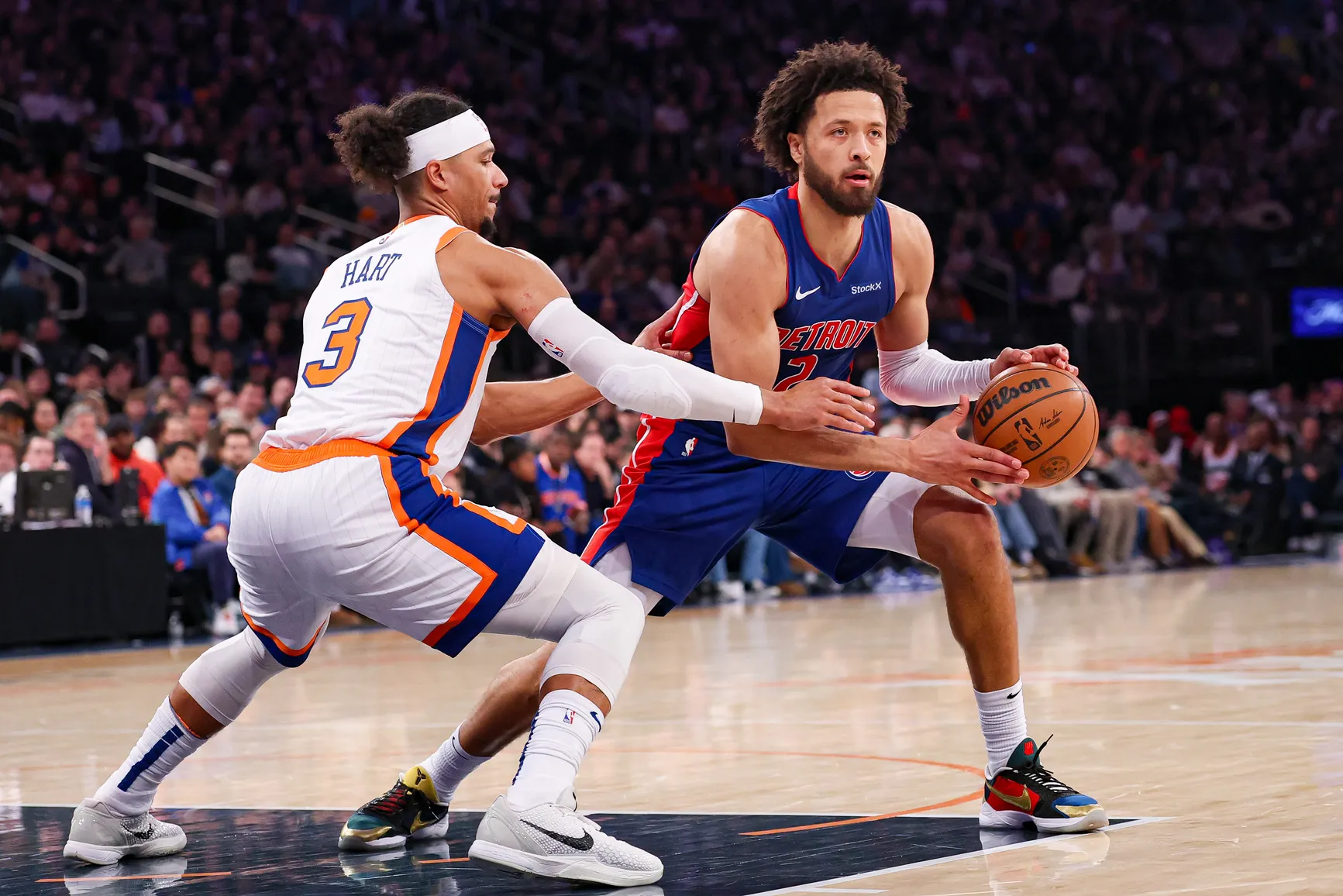 knicks vs detroit pistons match player stats